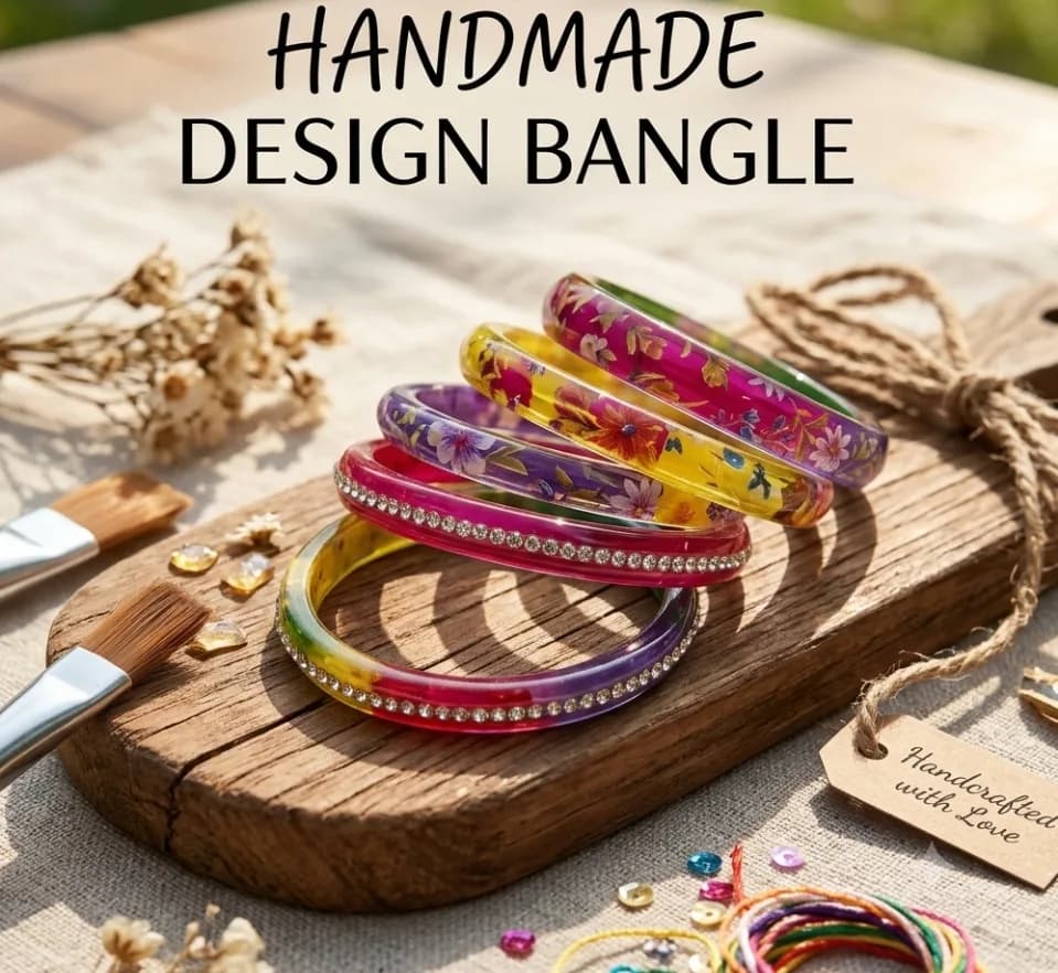 Hand made resin bangels — 3