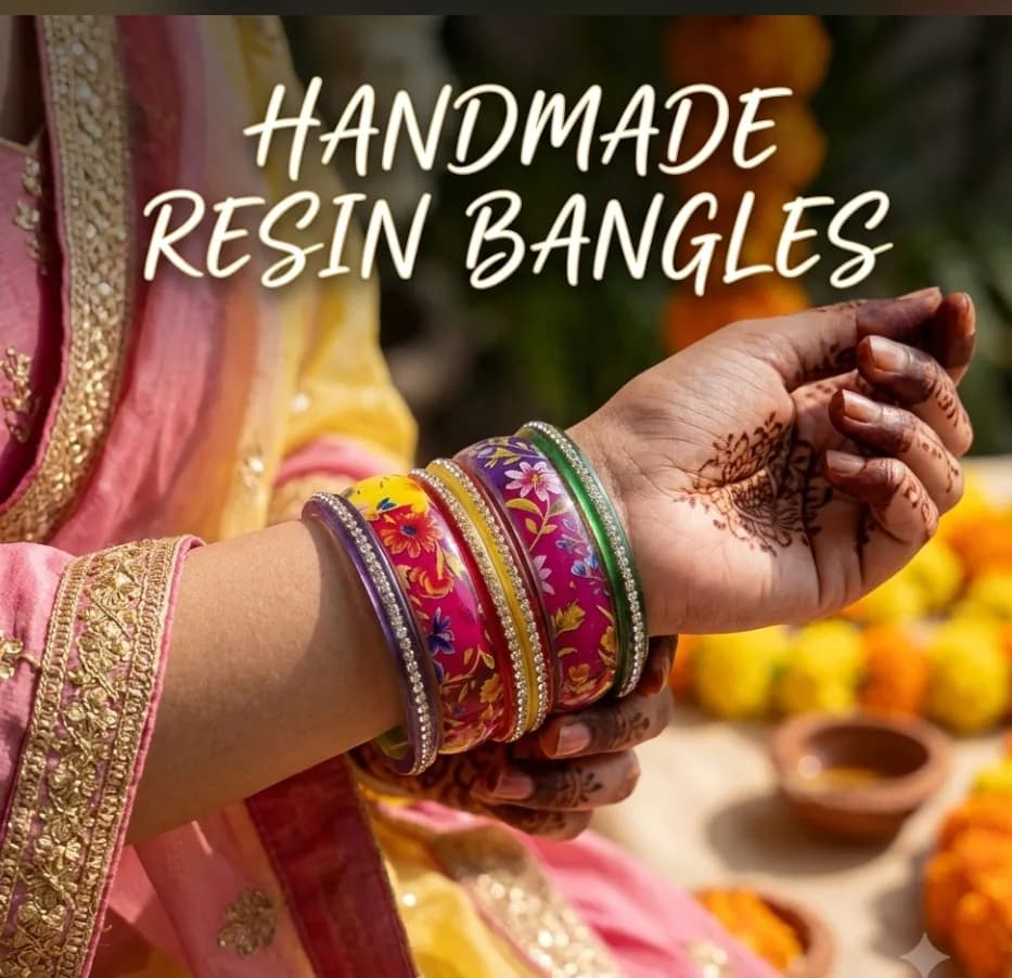 Hand made resin bangels — 2